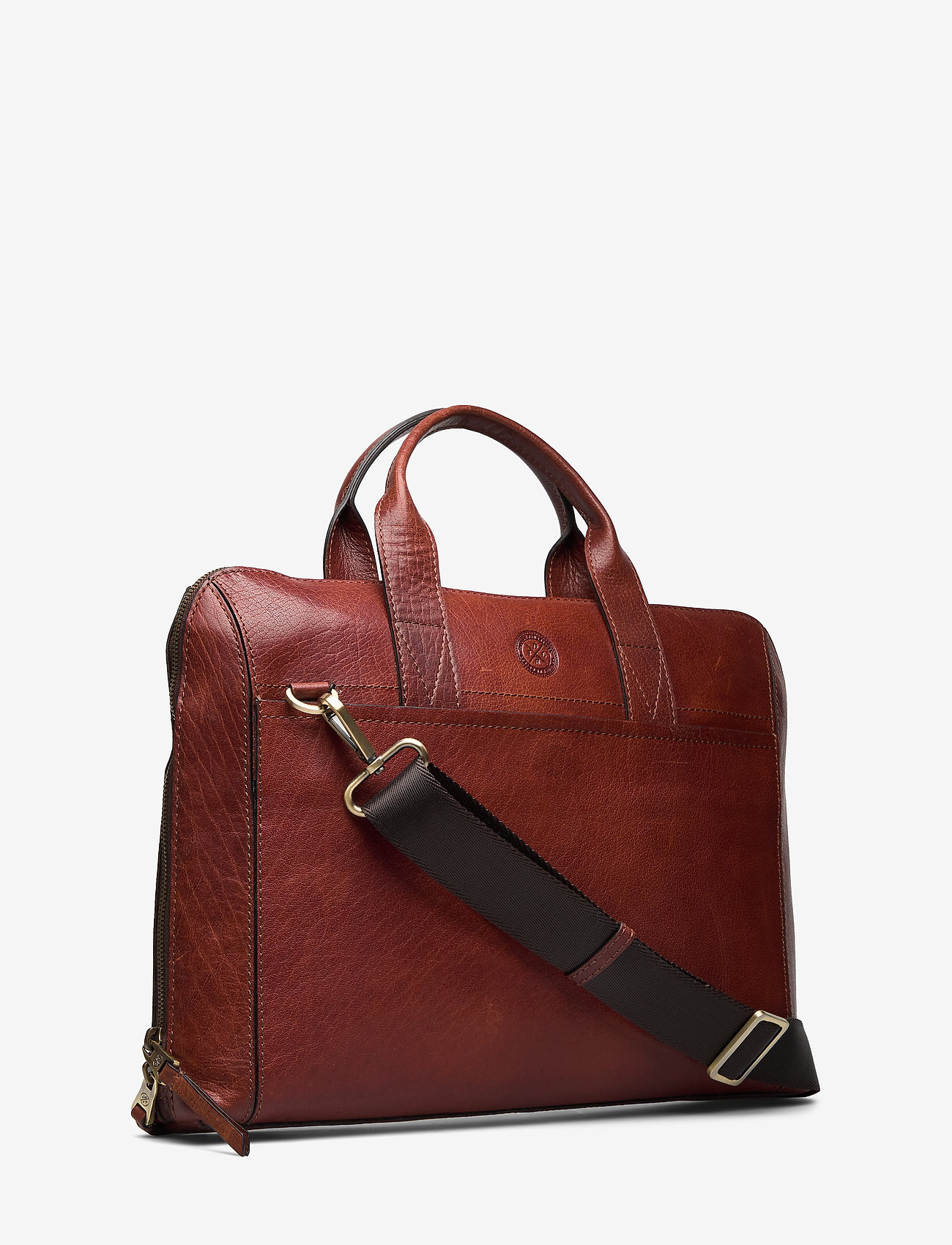 Saddler - Gustav - computer sleeves & tasker - midbrown - 2