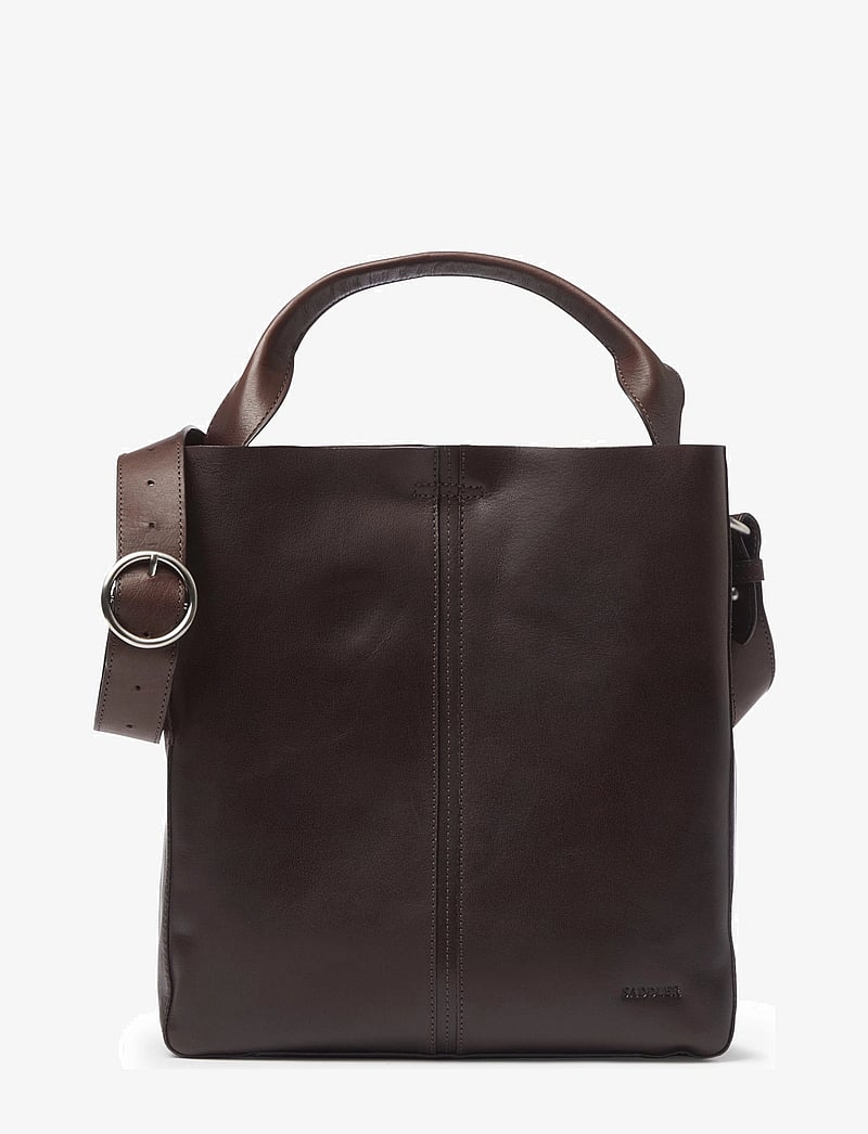 Saddler - Elsa - shoppingväskor - dk.brown - 0