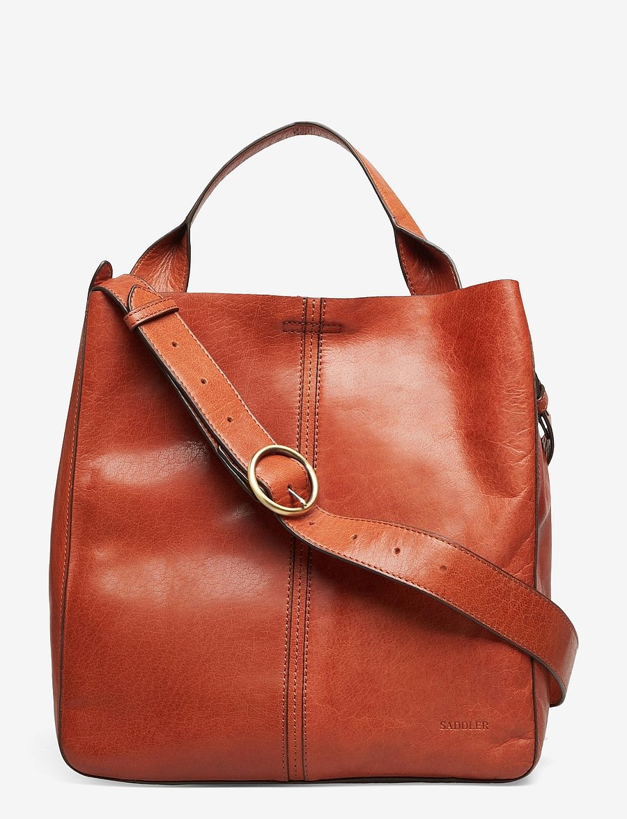 Saddler - Elsa - shoppingväskor - midbrown - 0