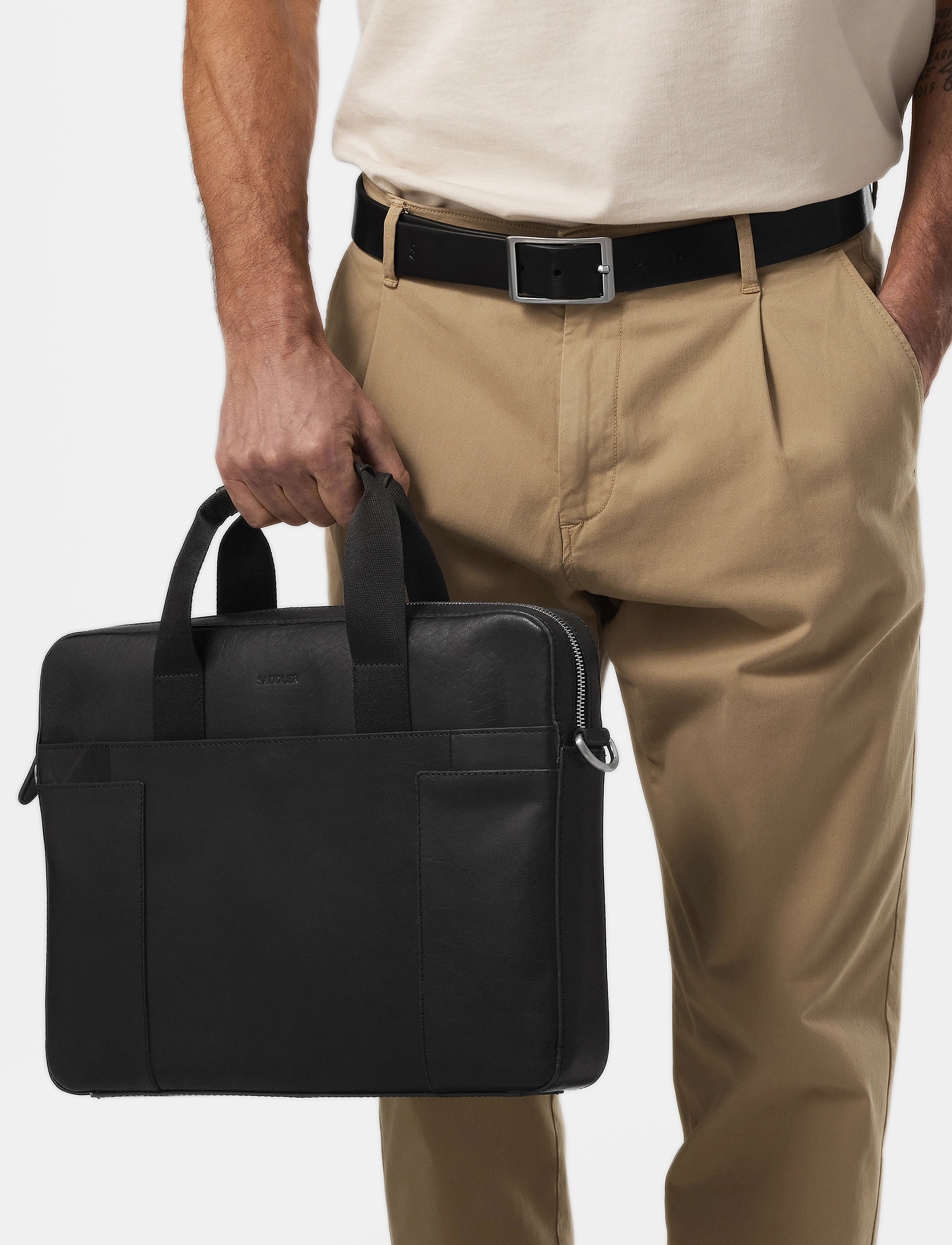 Saddler Lanco, One Size, Bags, Schwarz - Computer Männerswear