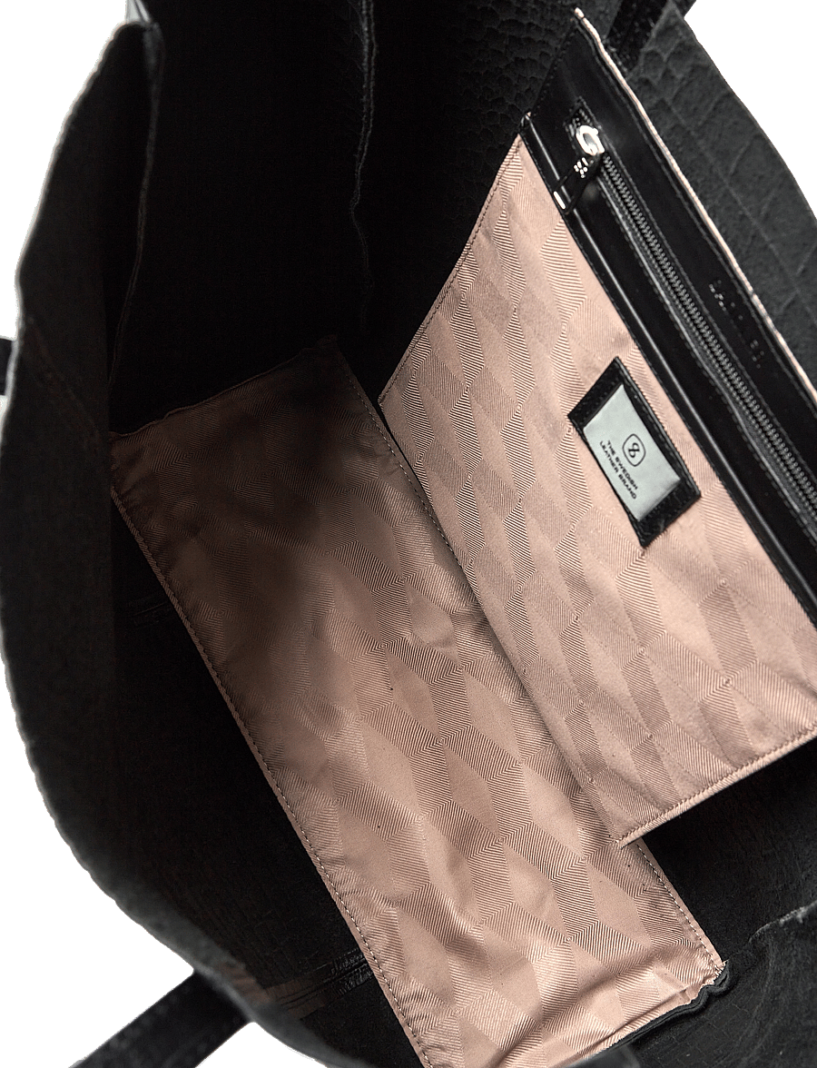 Saddler - Garda - shopper - black croco - 3