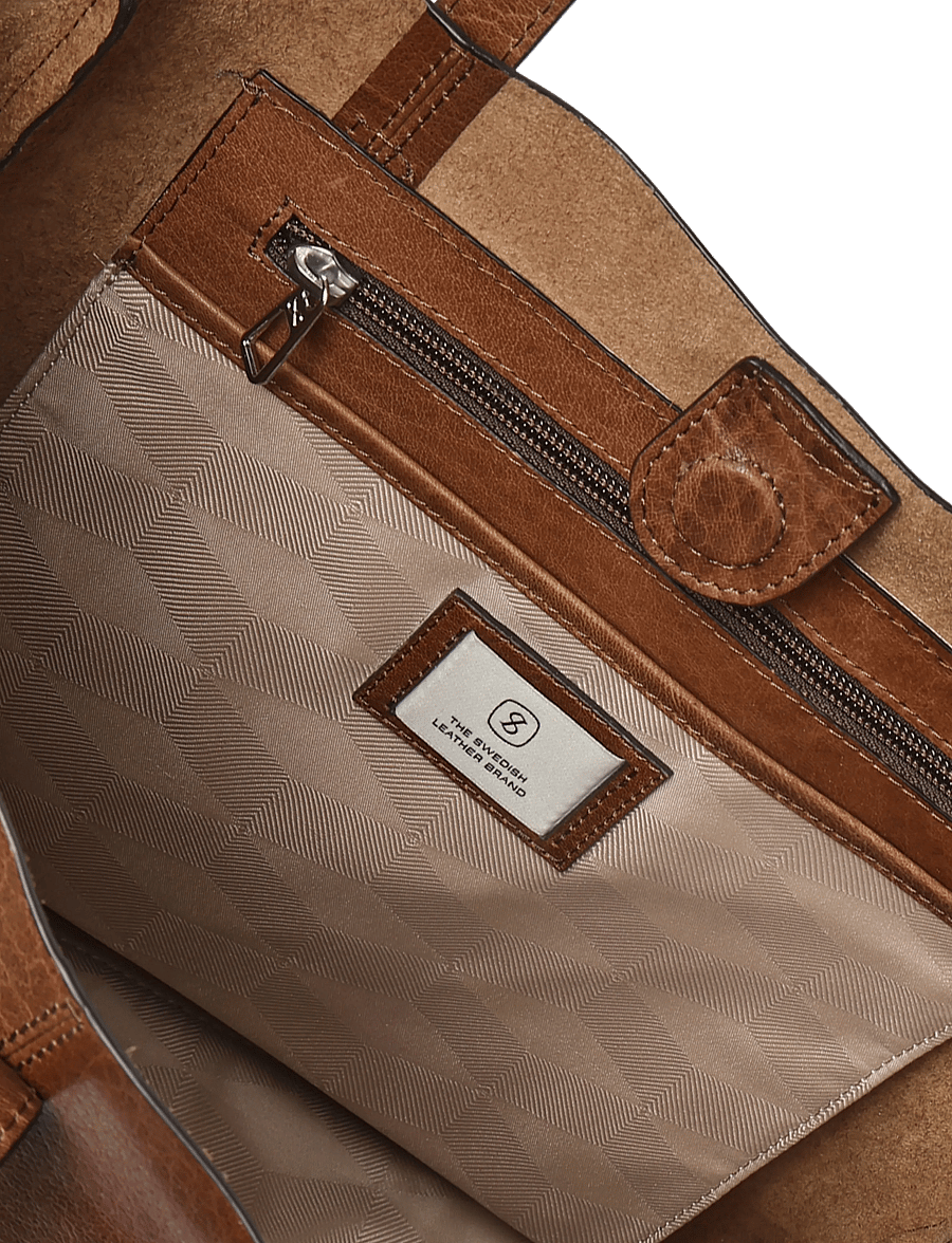 Saddler - Garda mini - tote bags - midbrown - 3