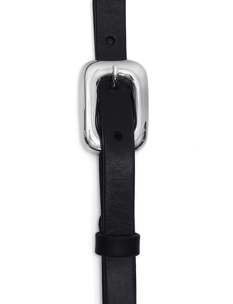 Saddler - Ronja - ledergürtel - black/silver - 2