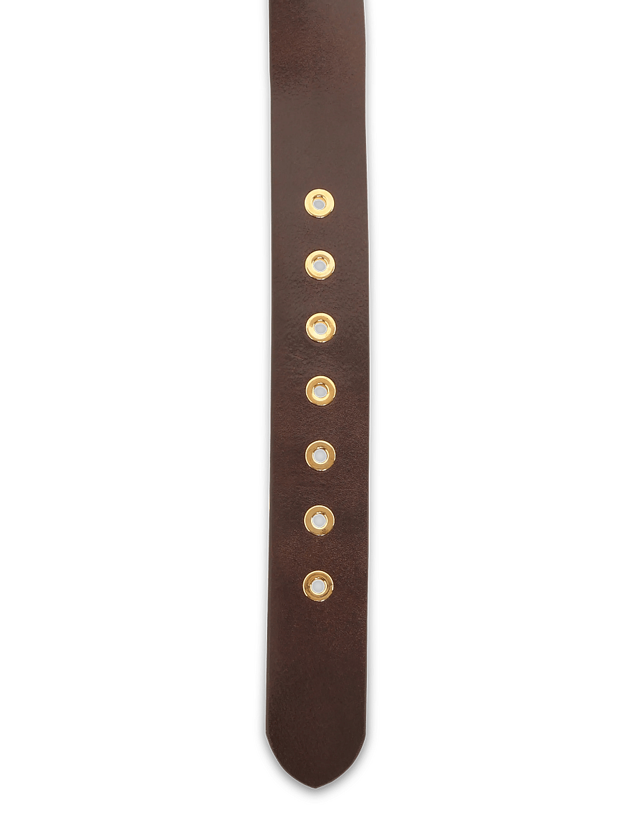 Saddler - Alba - læderbælter - dk.brown - 2
