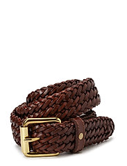 Saddler - Grahn - braided belts - brown - 0