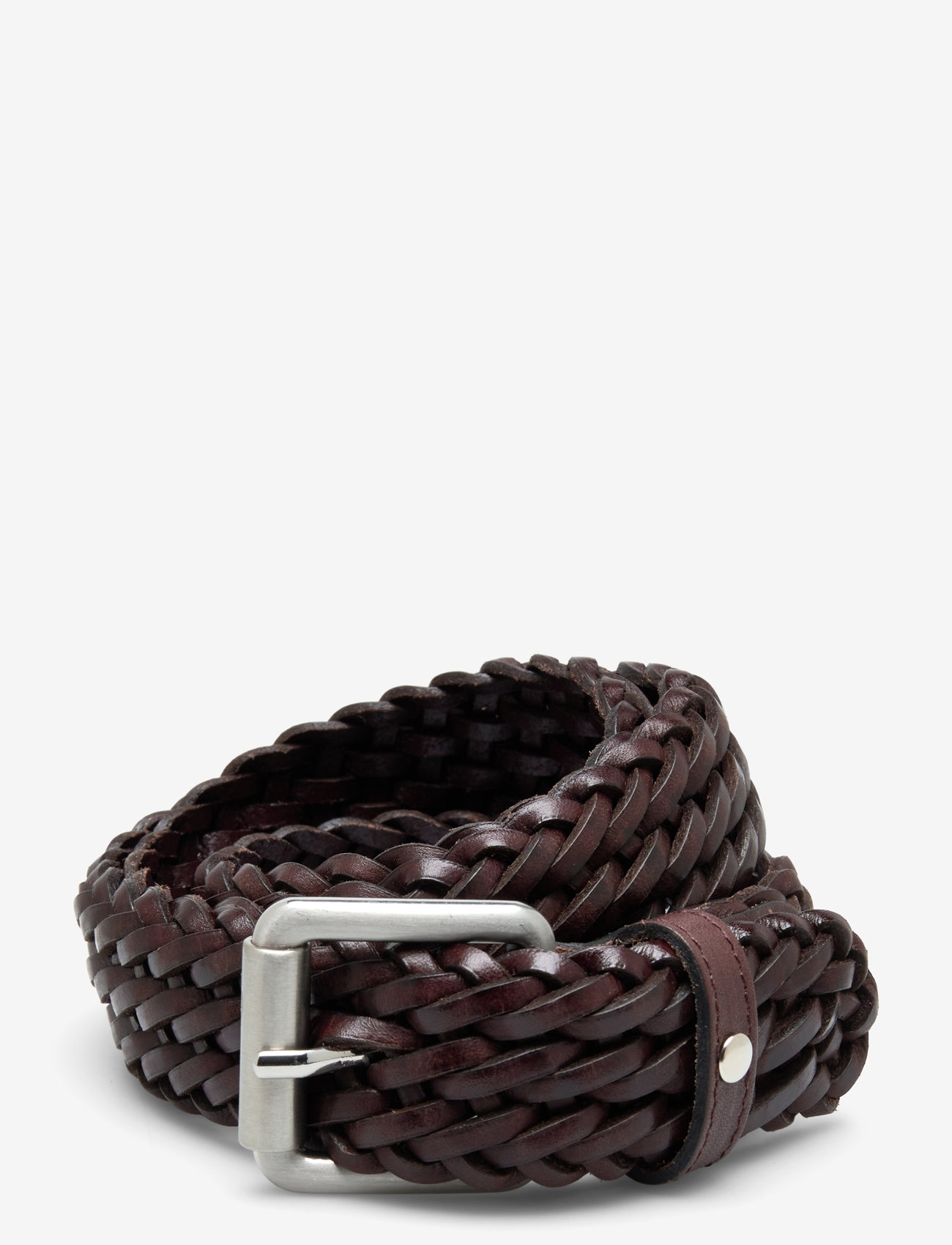 Saddler - Grahn - braided belts - dk.brown - 0
