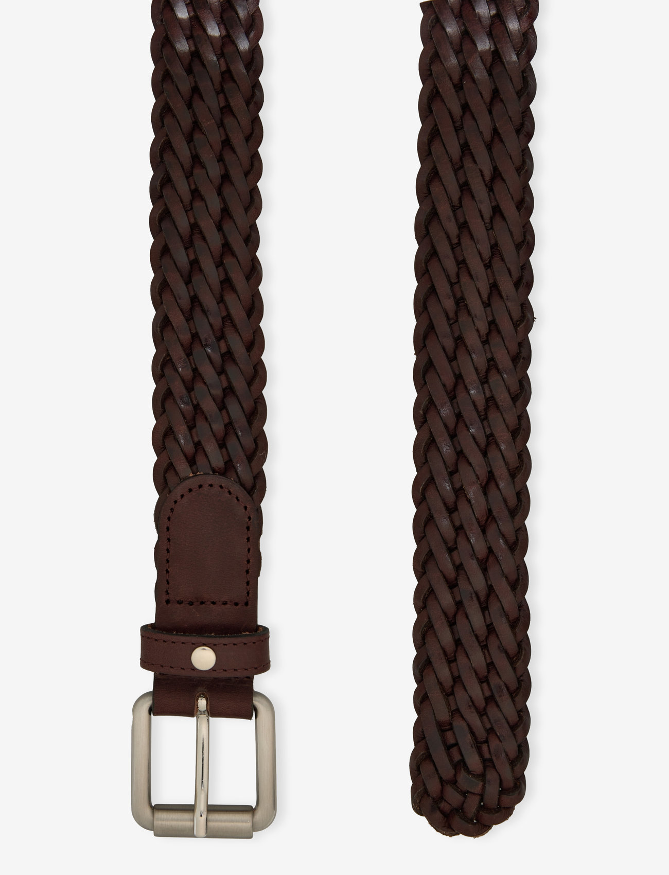 Saddler - Grahn - braided belts - dk.brown - 1