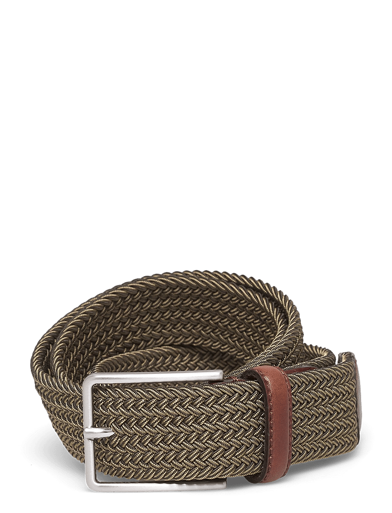 Saddler - Marstrand - flettede bælter - green/khaki - 0