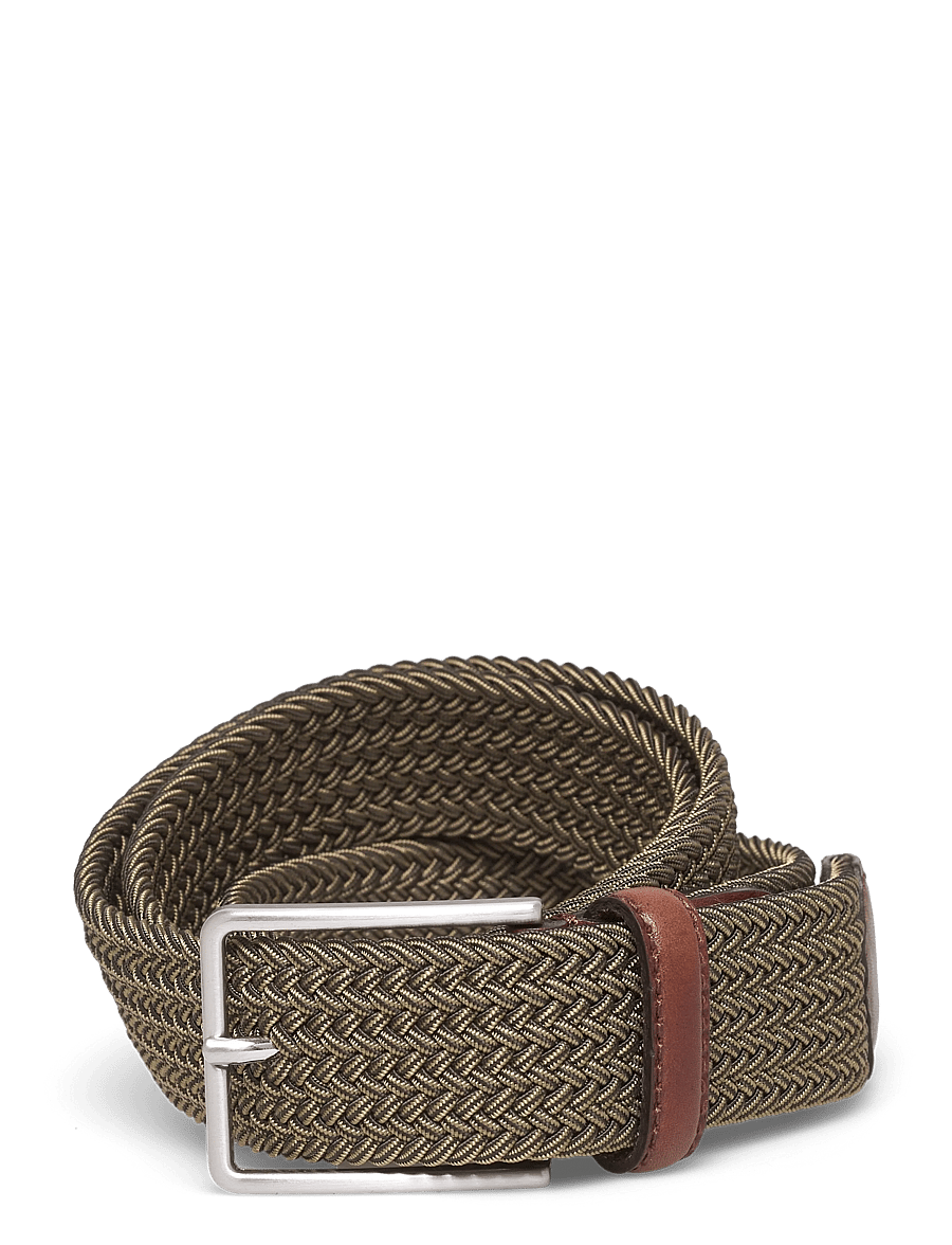 Saddler - Marstrand - flettede belter - green/khaki - 0