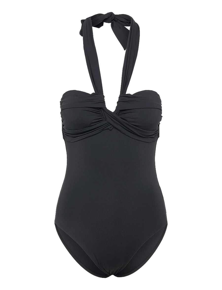 Seafolly - S.Collective Halter Bandeau One Piece - badeanzüge - black - 0