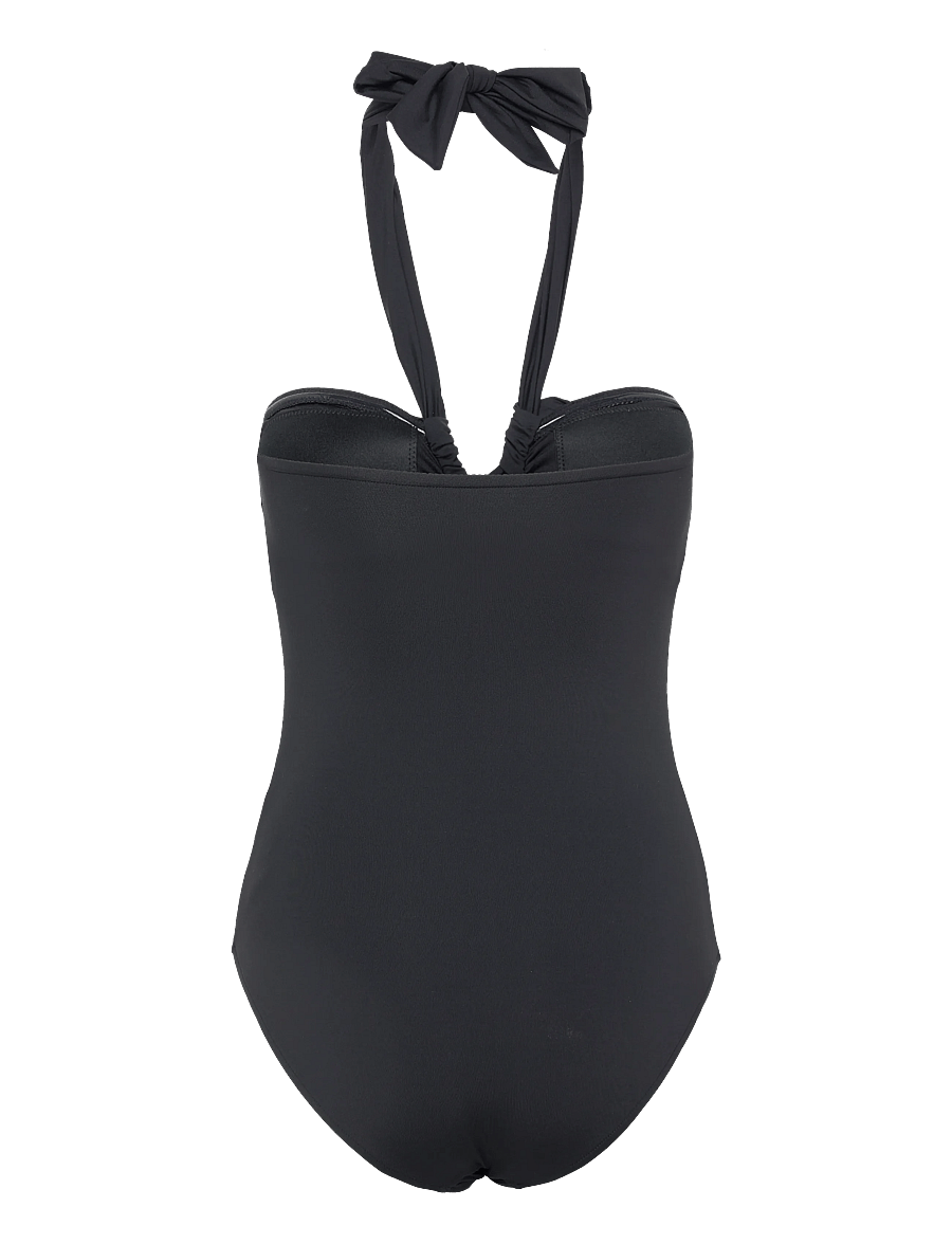 Seafolly - S.Collective Halter Bandeau One Piece - badeanzüge - black - 1