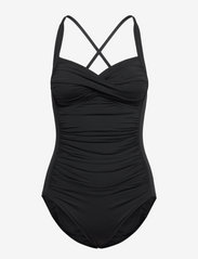 Seafolly - Seafolly Collective Twist Halter One Piece - swimsuits - black - 0