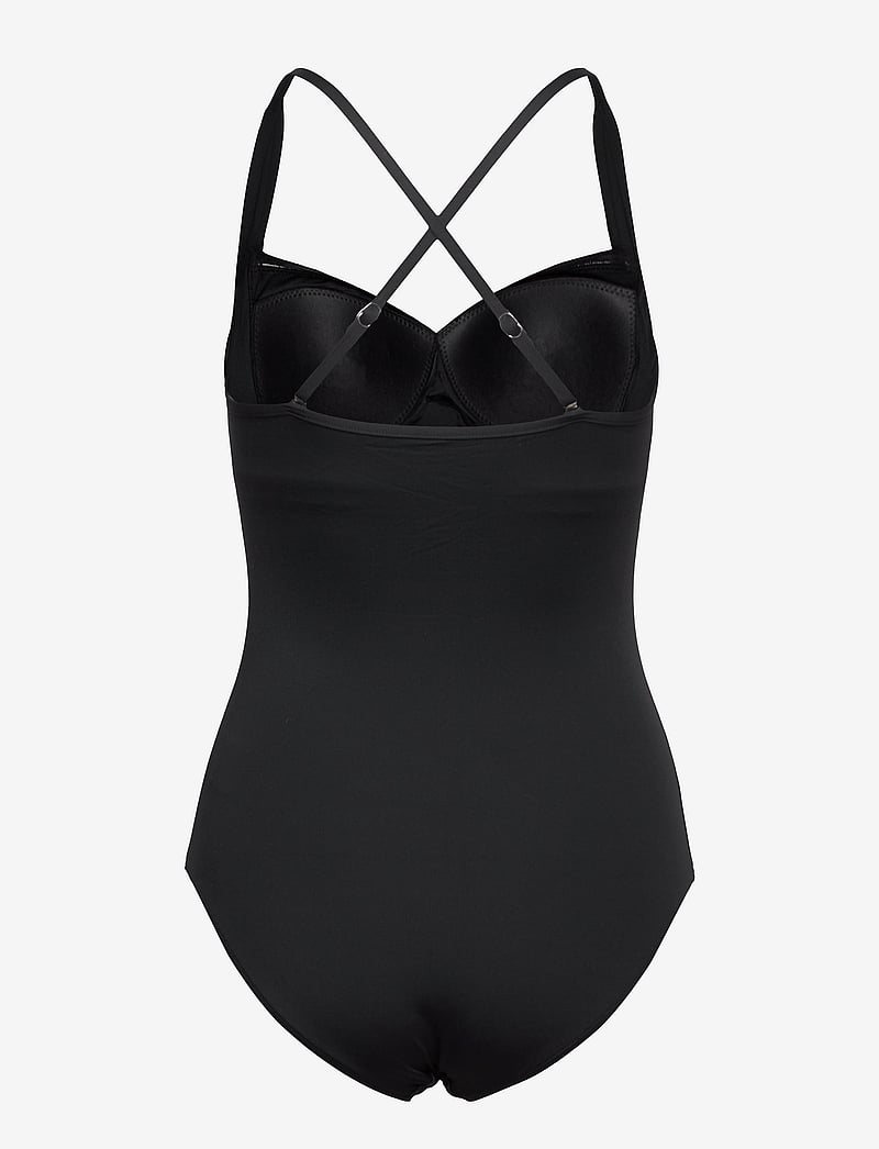 Seafolly - Seafolly Collective Twist Halter One Piece - baddräkter - black - 2