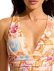 Seafolly - Spring Festival Cross Back One Piece - swimsuits - nectar - 3