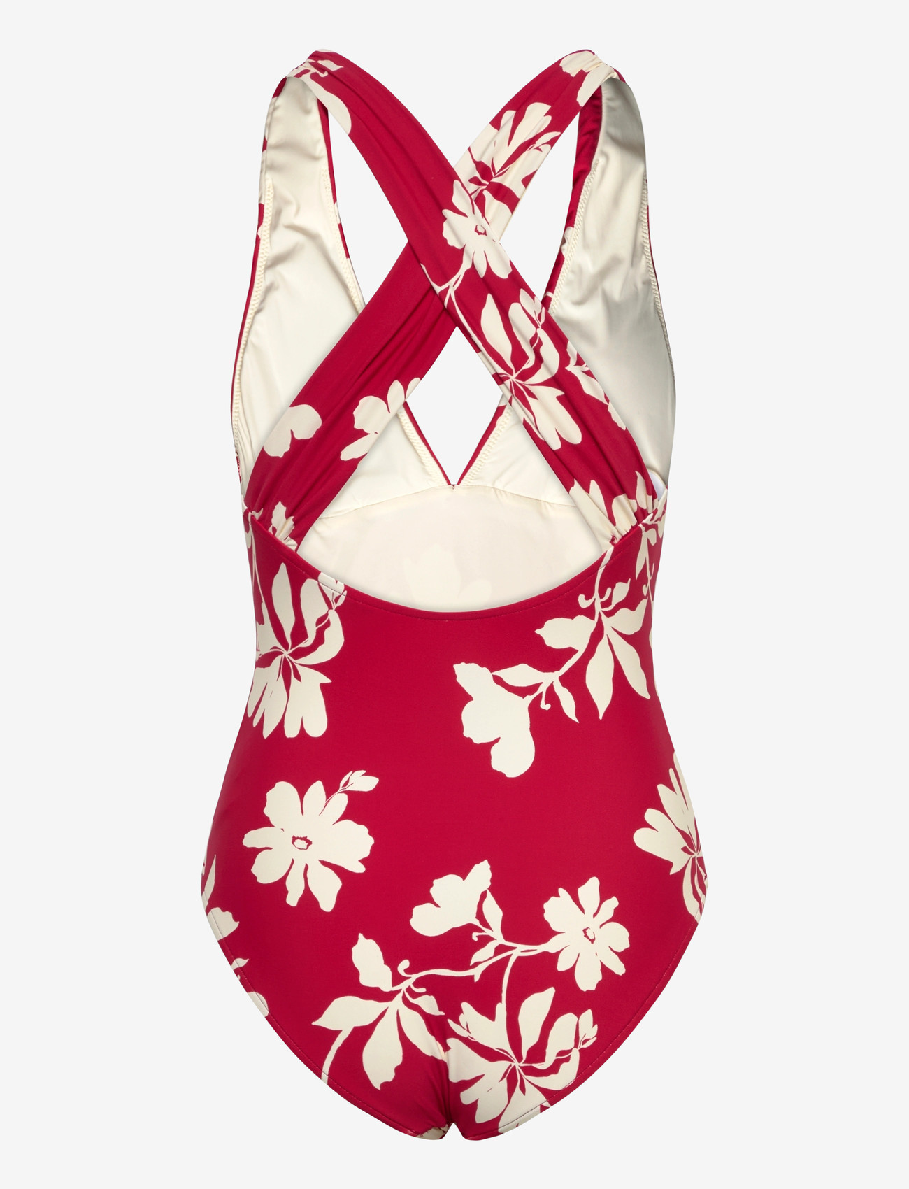 Seafolly - Cross Back One Piece - swimsuits - cosmo red - 2