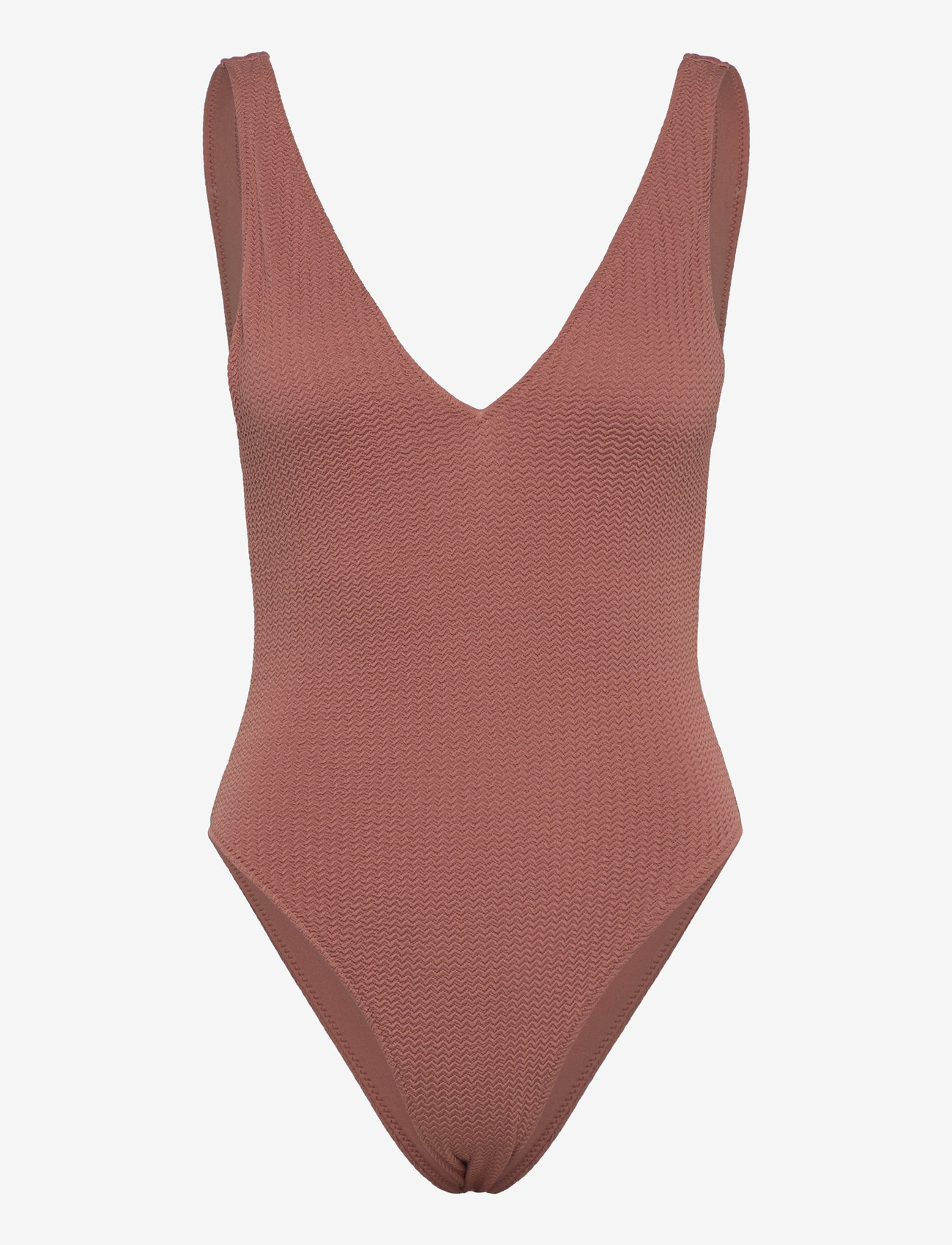 Seafolly - SeaDive Deep V Neck One Piece - badedragter - bronze - 1