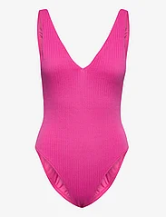 Seafolly - SeaDive Deep V Neck One Piece - swimsuits - fuchsia rose - 1
