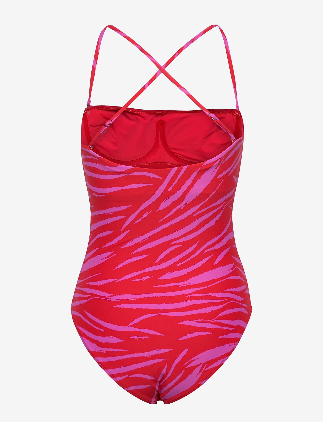 Seafolly - Skin Deep DD Bandeau One Piece - mandarin red - 1