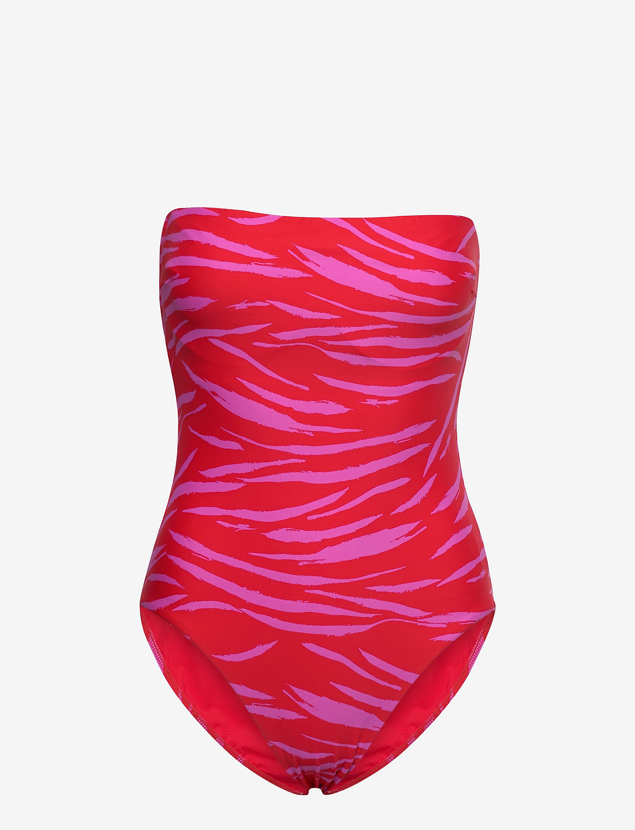 Seafolly - Skin Deep DD Bandeau One Piece - mandarin red - 2