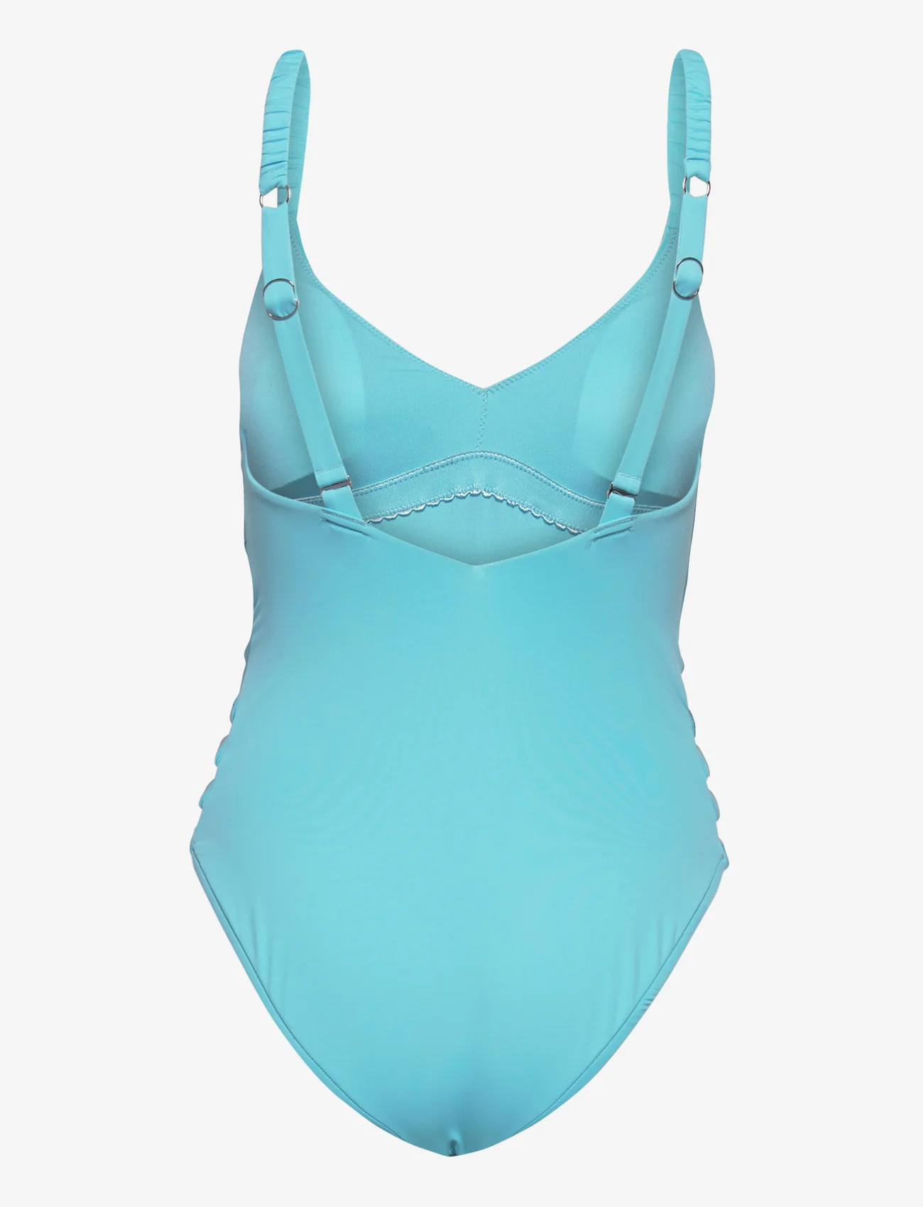 Seafolly - S.Collective Gathered Strap One Piece - baddräkter - aquamarine - 1