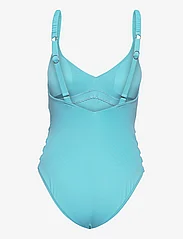 Seafolly - S.Collective Gathered Strap One Piece - swimsuits - aquamarine - 1