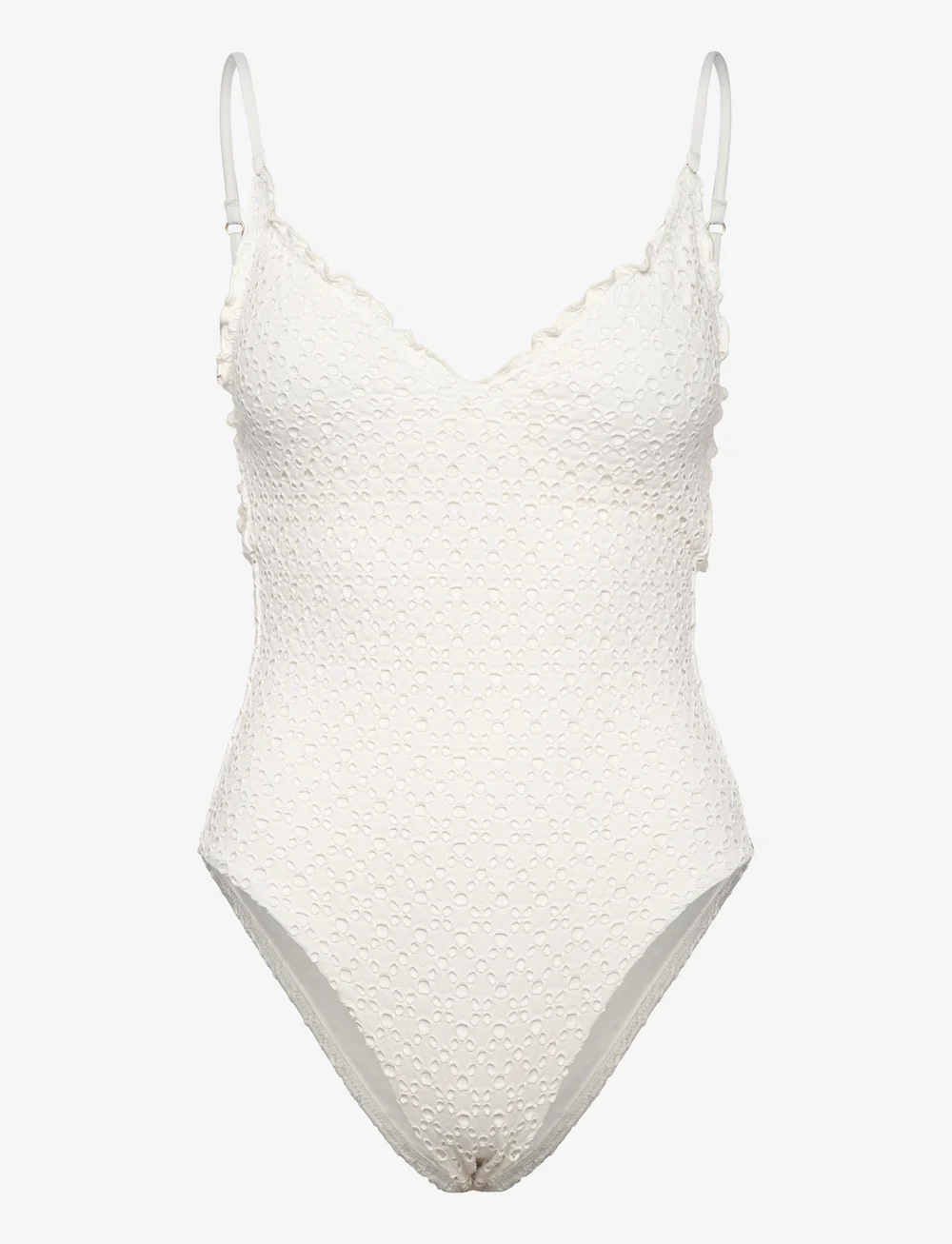 Seafolly - Daydreamer V Neck One Piece - badedragter - vanilla - 1