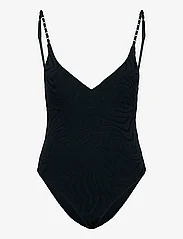 Seafolly - Second Wave V Neck One Piece - badedragter - black - 0
