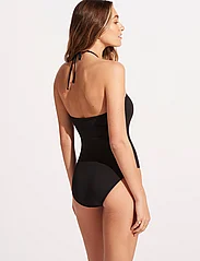 Seafolly - SeaDive Bandeau One Piece - swimsuits - black - 3