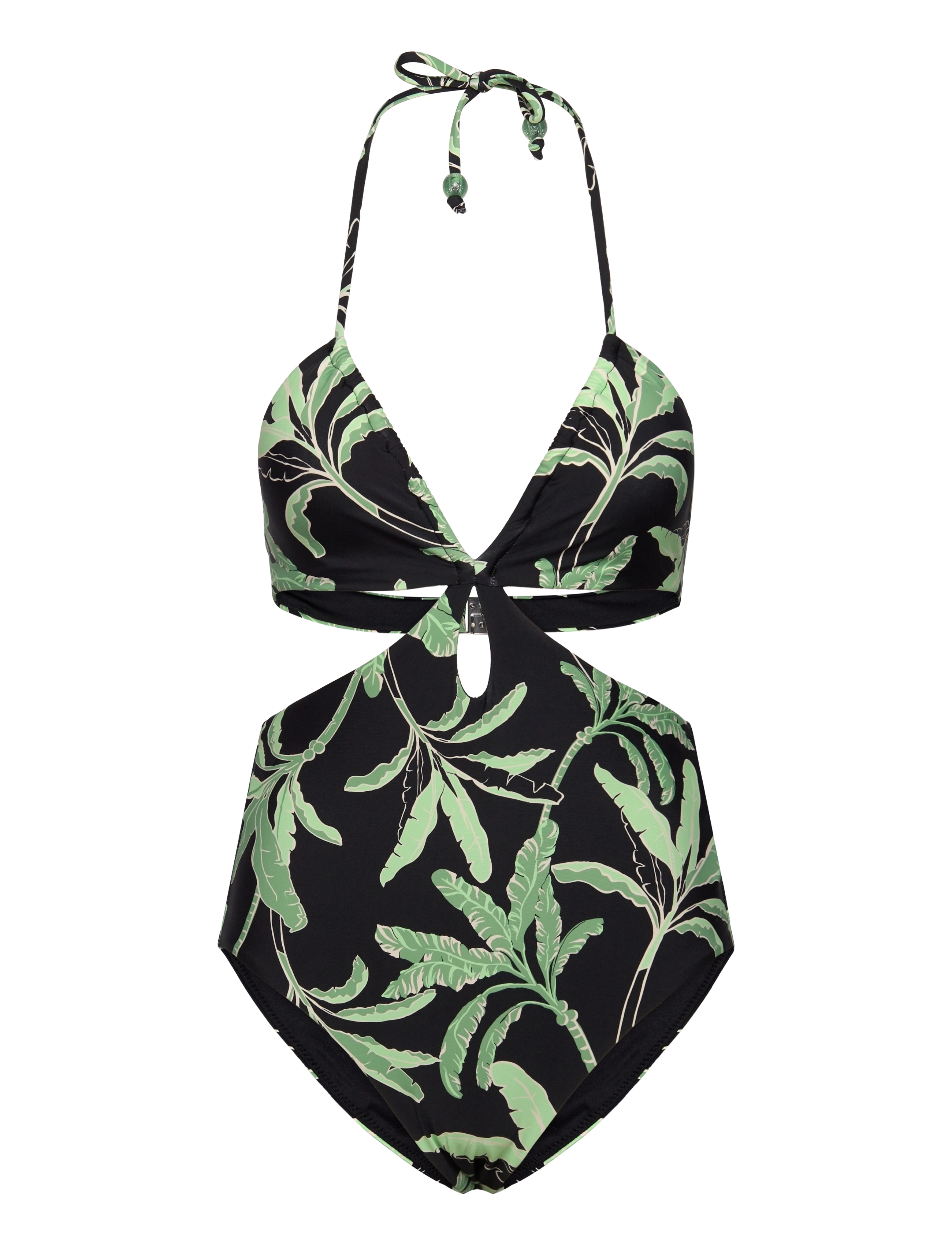 Seafolly - Palm Paradise Drawstring One Piece - black - 1