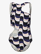 Modern Take Cut-Out One Piece - BLACK