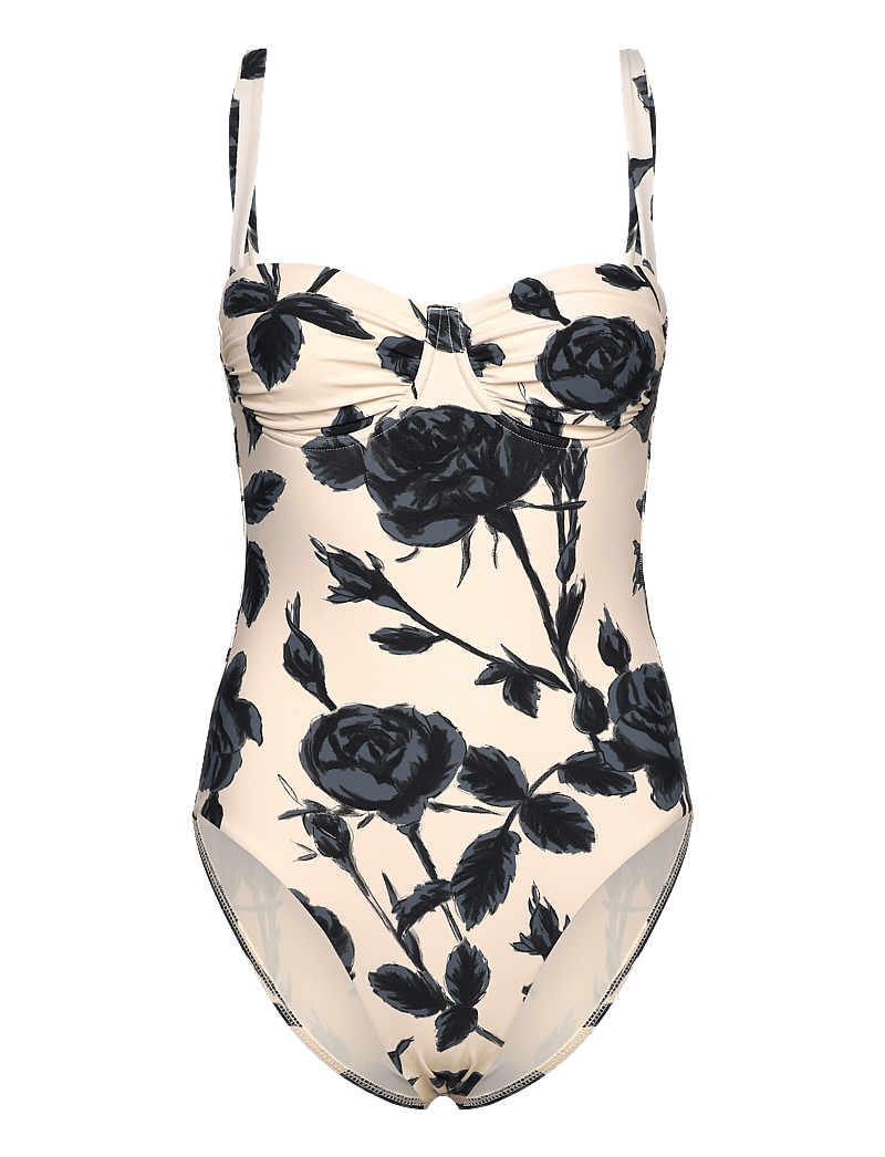 Seafolly - Rococo Ruched Underwire One Piece - trikood - black - 1