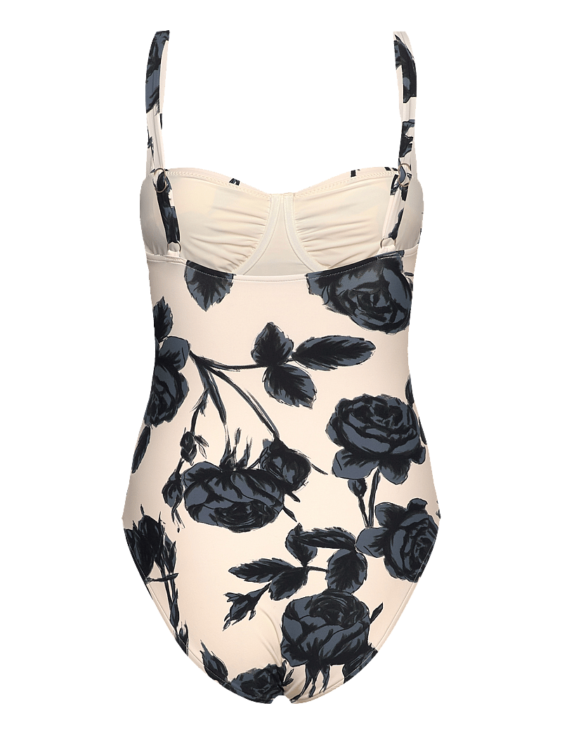 Seafolly - Rococo Ruched Underwire One Piece - trikood - black - 2