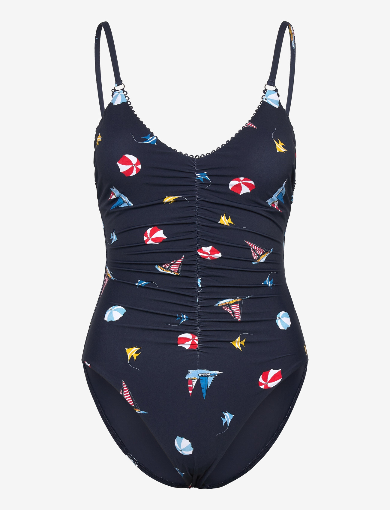 Seafolly - V Neck One Piece - badedrakter - true navy - 0