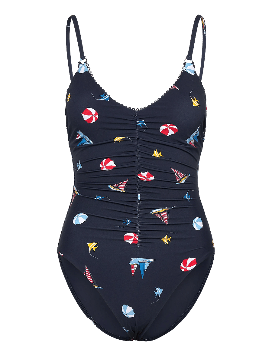 Seafolly - V Neck One Piece - ujumistrikood - true navy - 1
