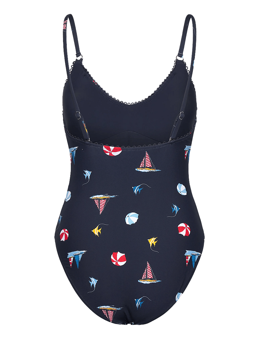 Seafolly - V Neck One Piece - ujumistrikood - true navy - 2