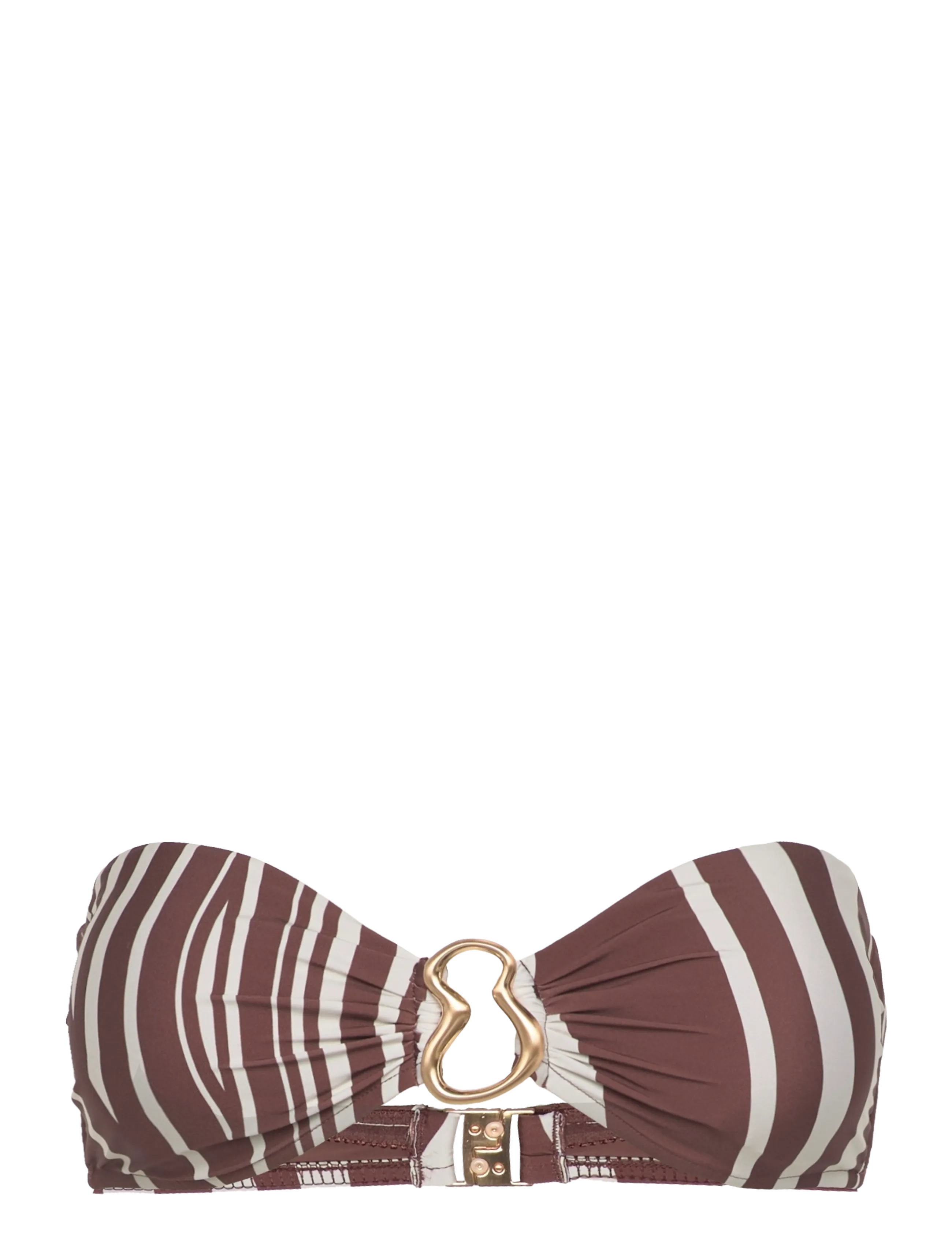 SEAFOLLY Ring Front Bandeau Braun - 34 - Damen
