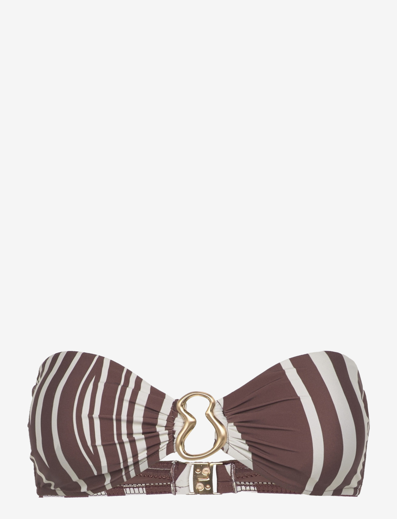 Seafolly - Ring Front Bandeau - bandeau bikini - cocoa - 0