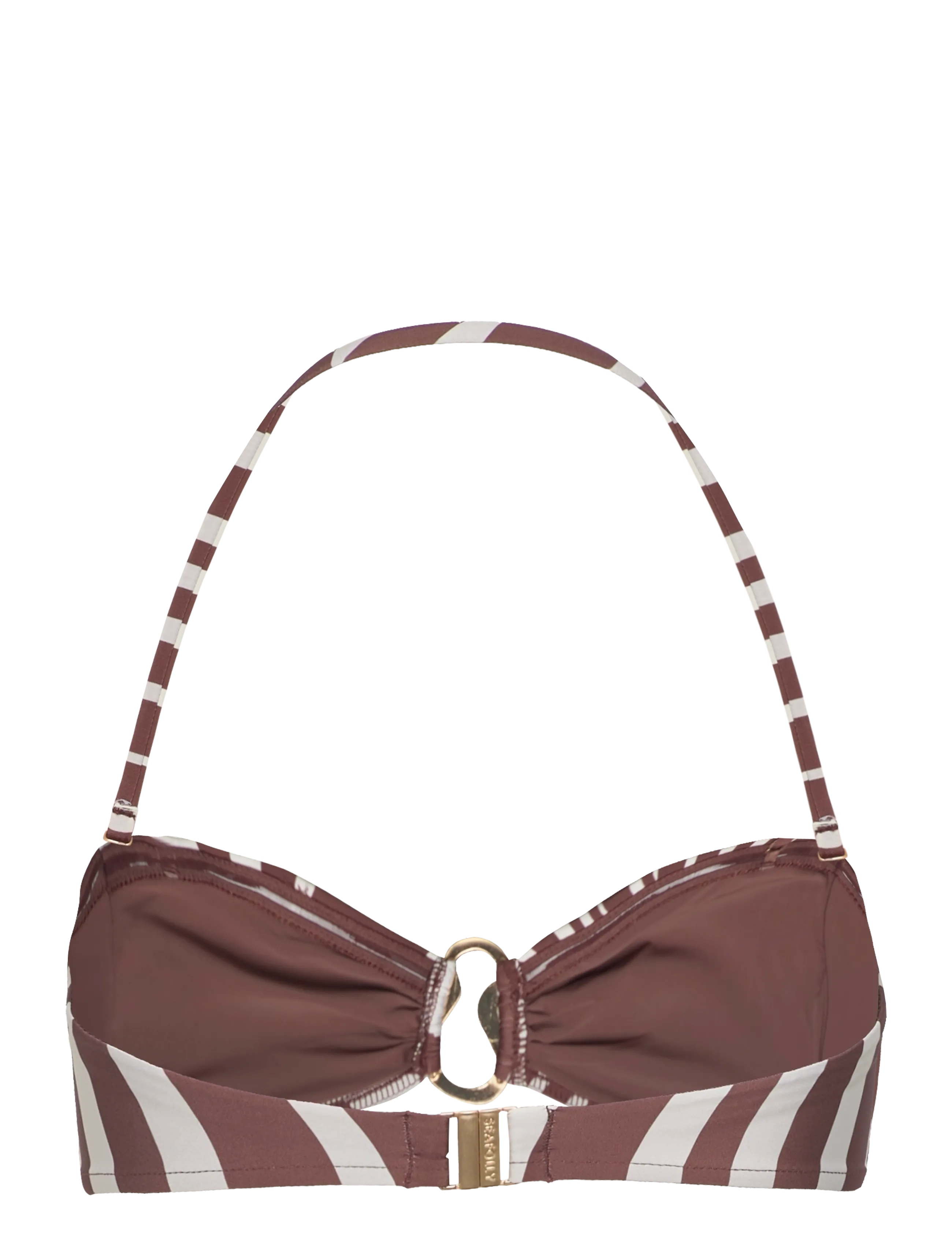Seafolly - Ring Front Bandeau - bandeau-bikinit - cocoa - 2