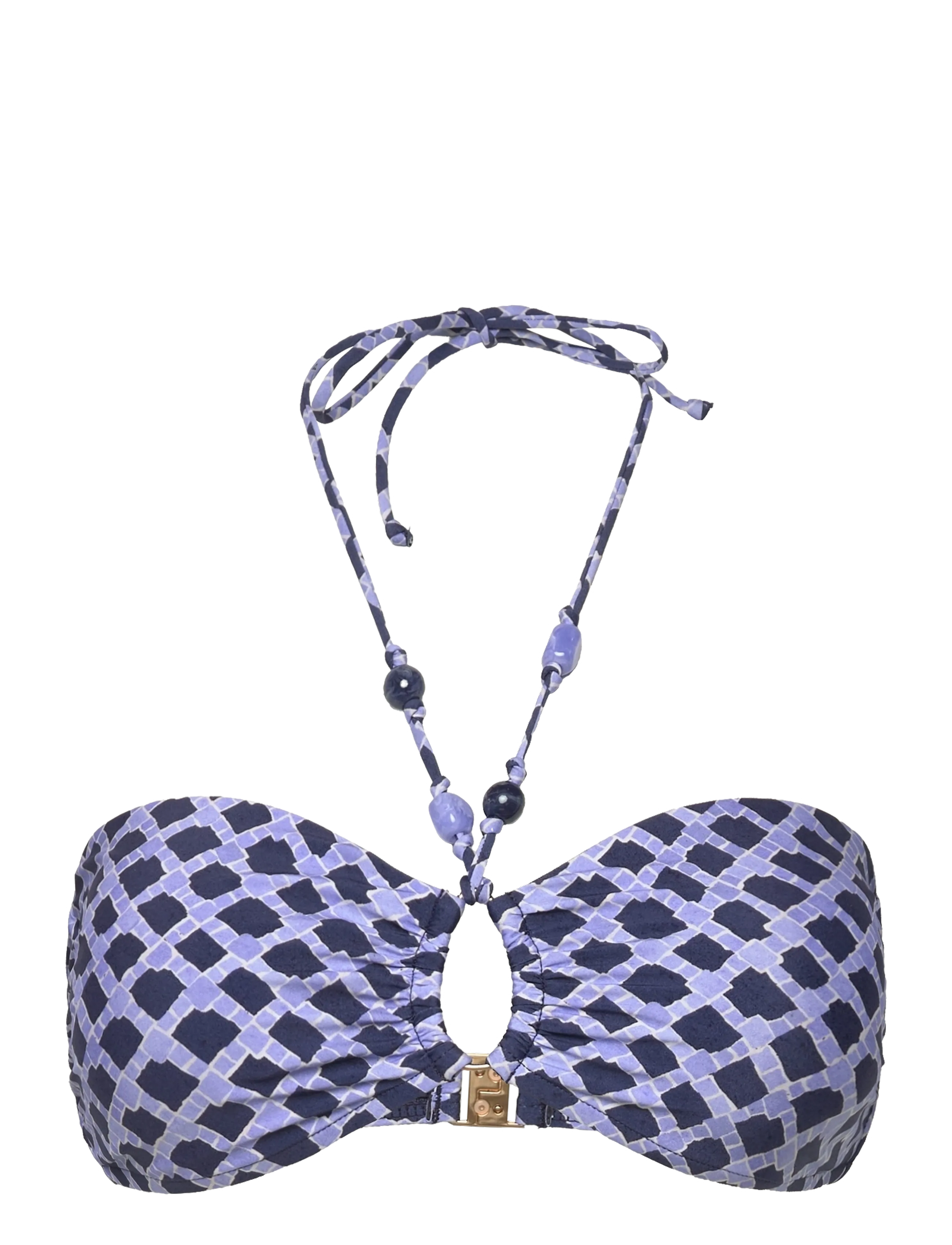 Seafolly Ring Front Bandeau - Seafolly - BLUE INDIGO / purple