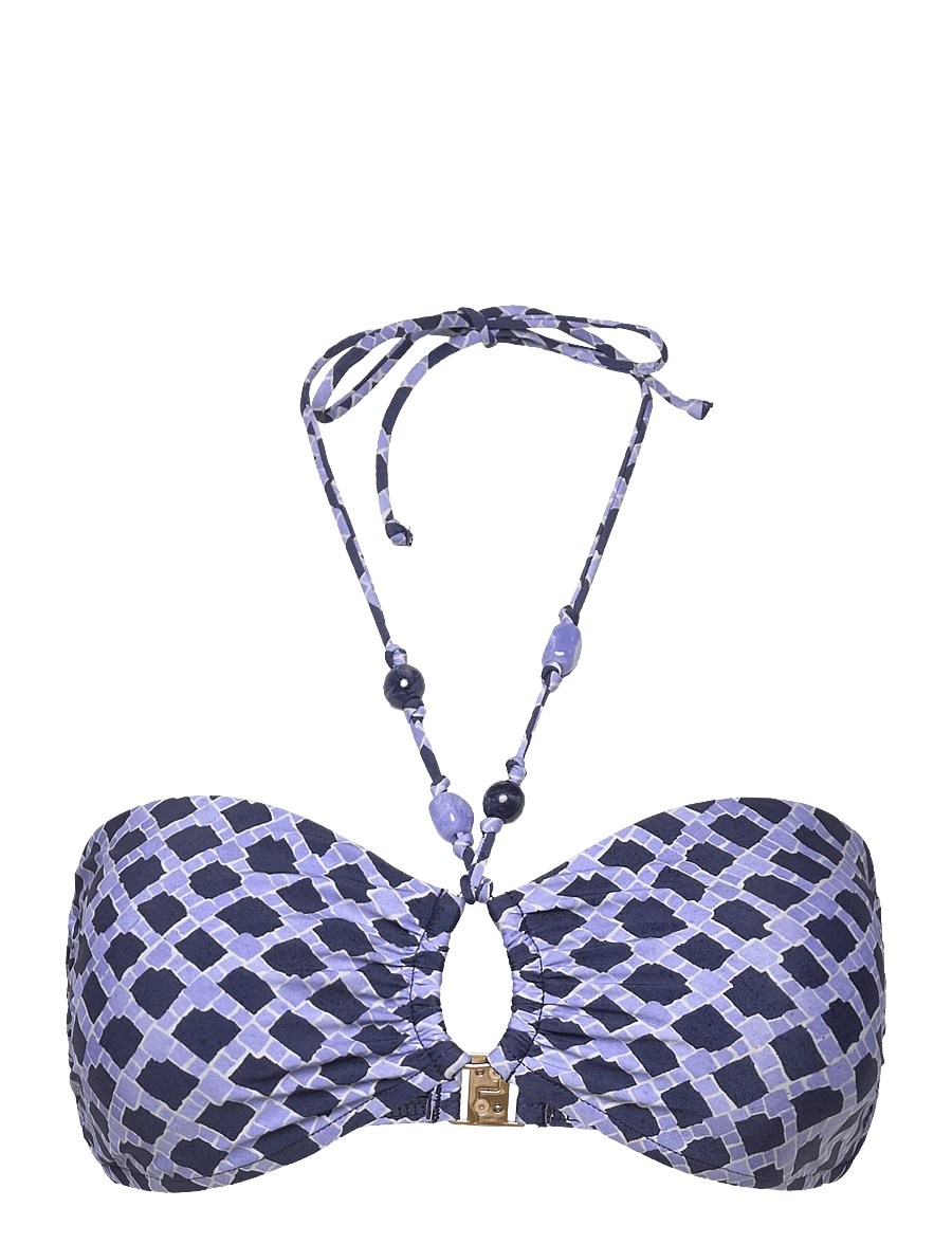 Seafolly - Ring Front Bandeau - bandeau-bikiinid - blue indigo - 1