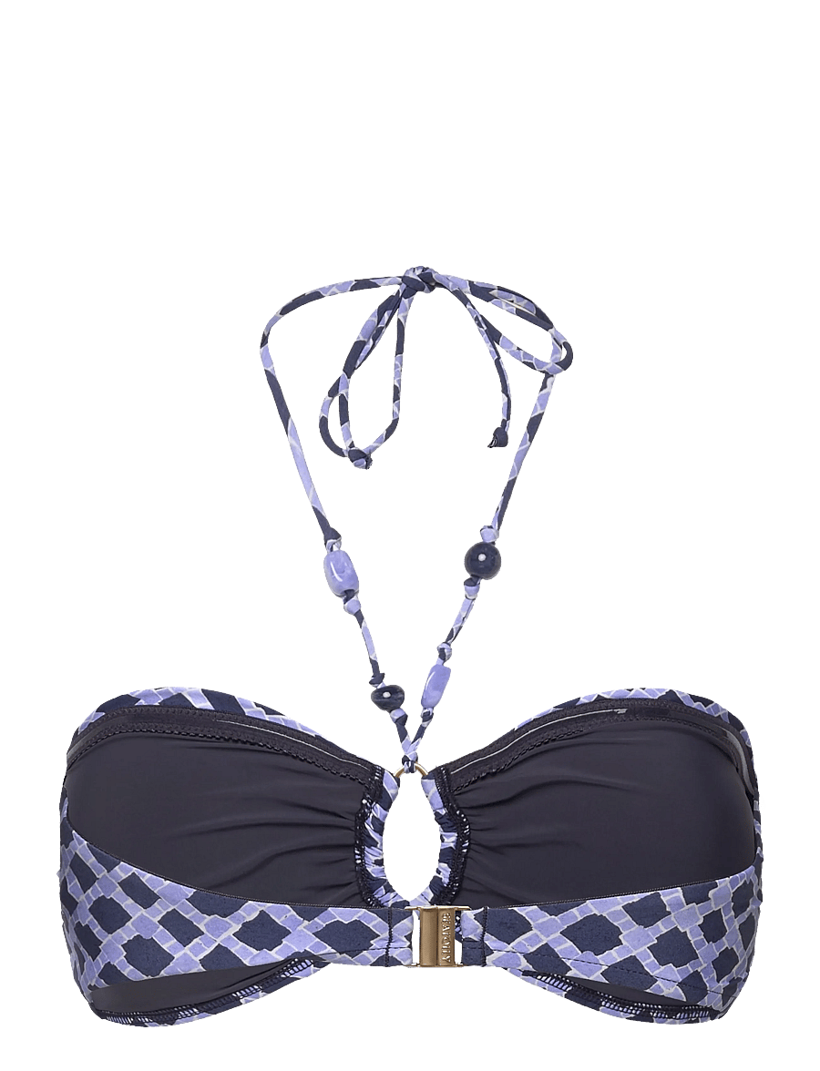 Seafolly - Ring Front Bandeau - bandeau-bikiinid - blue indigo - 2