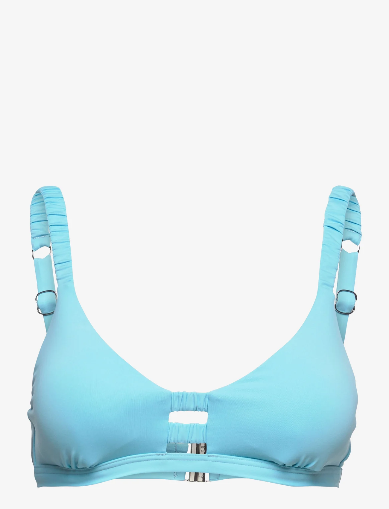 Seafolly - S.Collective Gathered Strap Bralette - stanik z fiszbinami bikini - aquamarine - 0