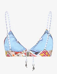 Seafolly - OnVacation Drawstring Bralette - triangle bikinis - azure - 1