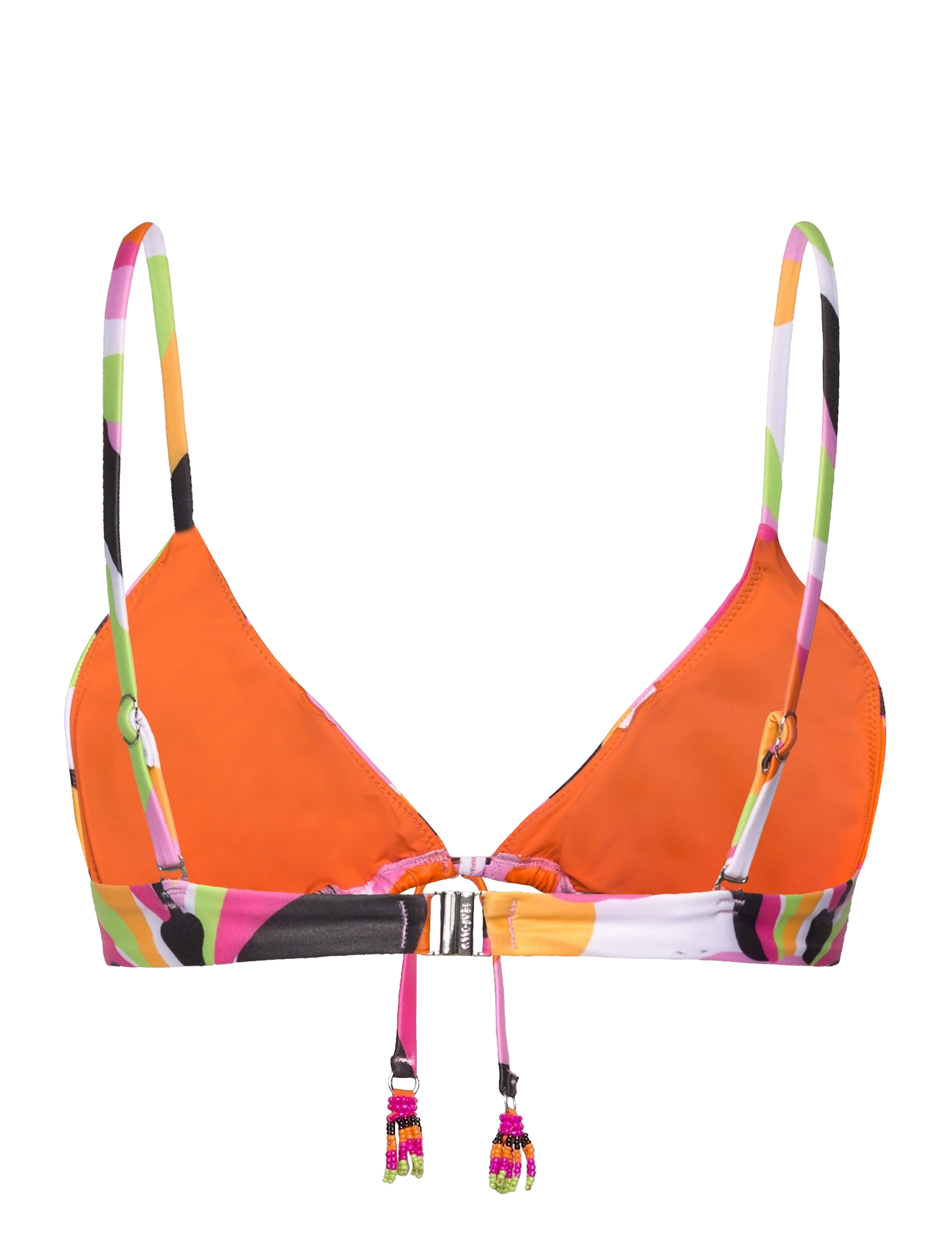 Seafolly - Rio Drawstring Bralette - trīsstūra bikini augšiņa - hot pink - 2