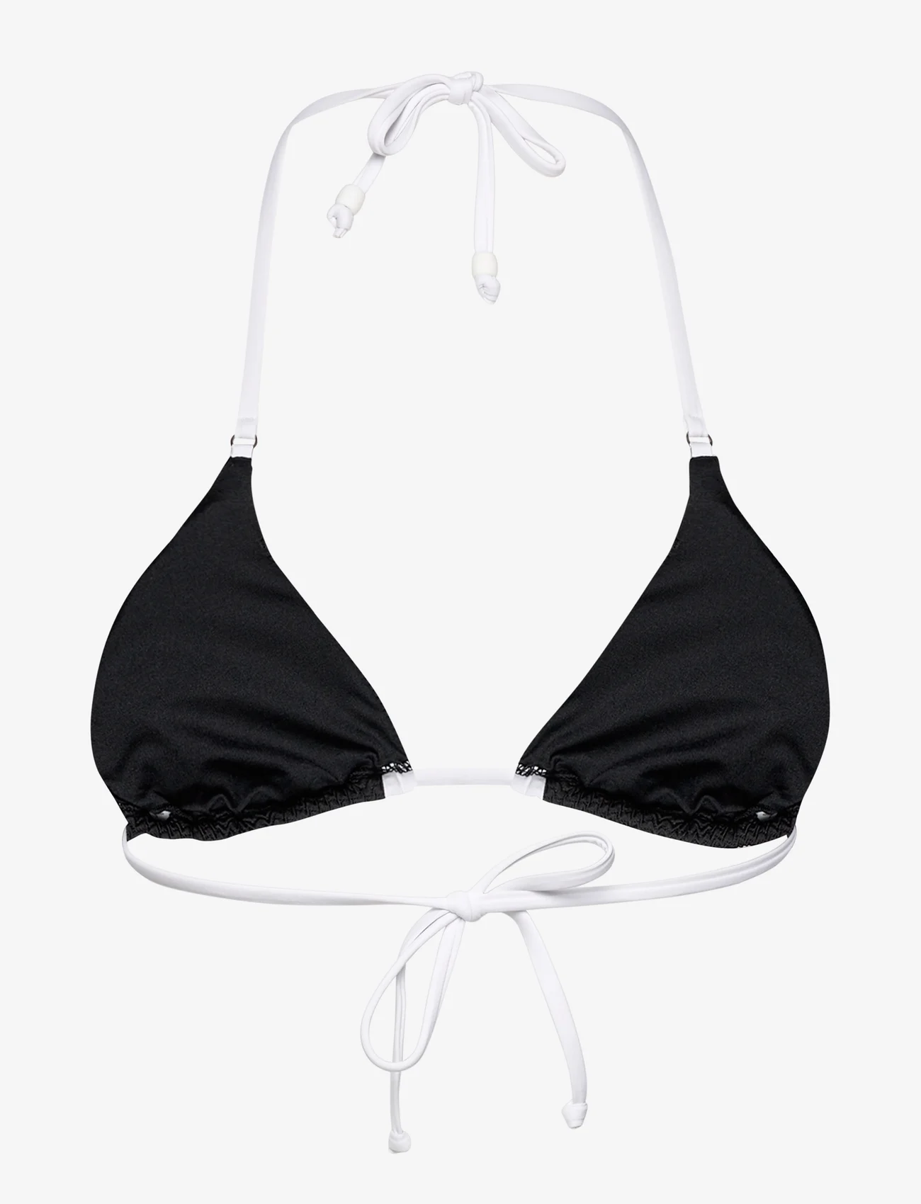 Seafolly - SliceOfSplice Spliced Slide Tri - triangle bikinis - white - 1