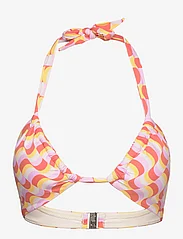 Seafolly - Modern Take Drawstring Halter Bralette - bikinis med trekantform - mandarin - 0