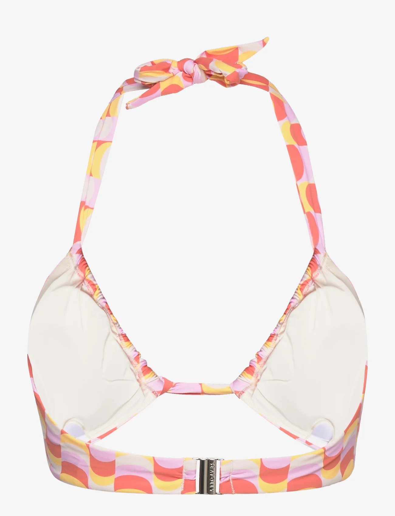 Seafolly - Modern Take Drawstring Halter Bralette - trójkątny stanik bikini - mandarin - 1
