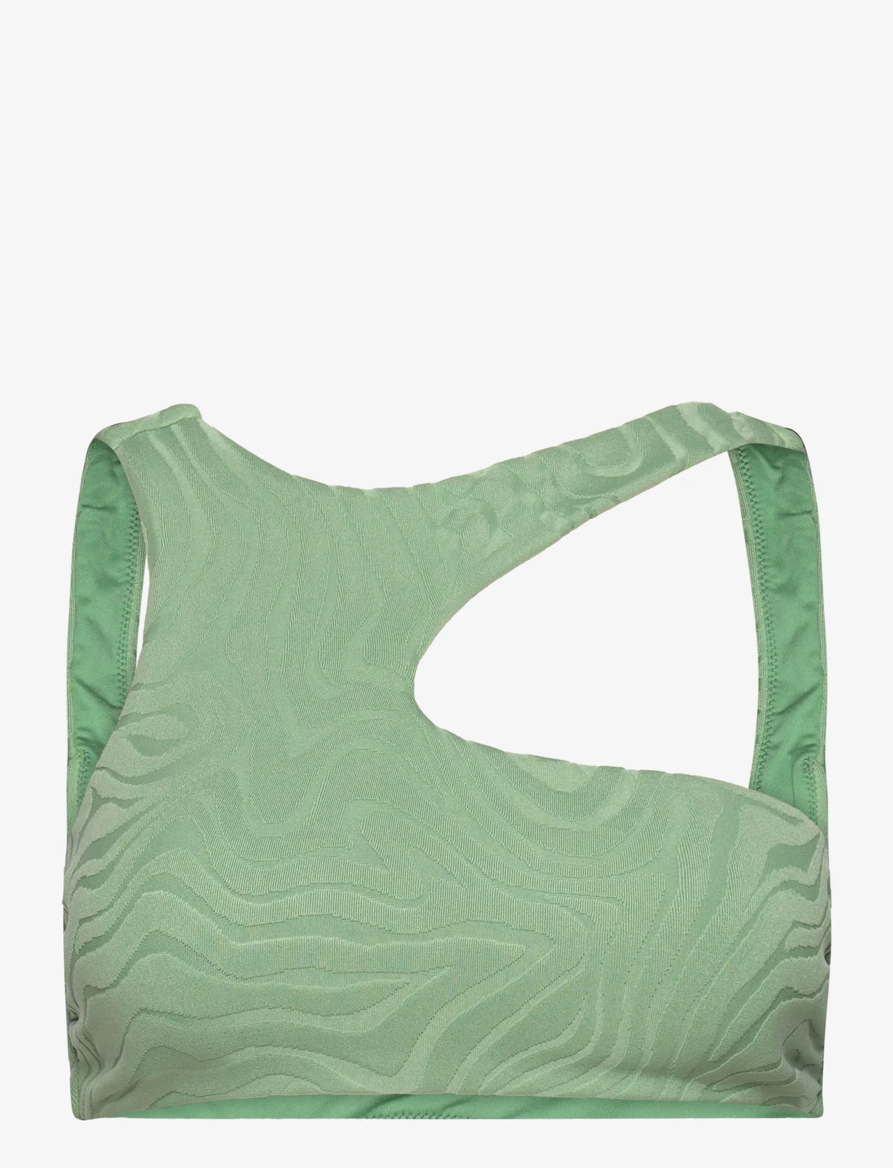 Seafolly - Second Wave Assymetrical Tank - bandeau bikini augšiņa - palm green - 0