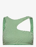 Second Wave Assymetrical Tank - PALM GREEN