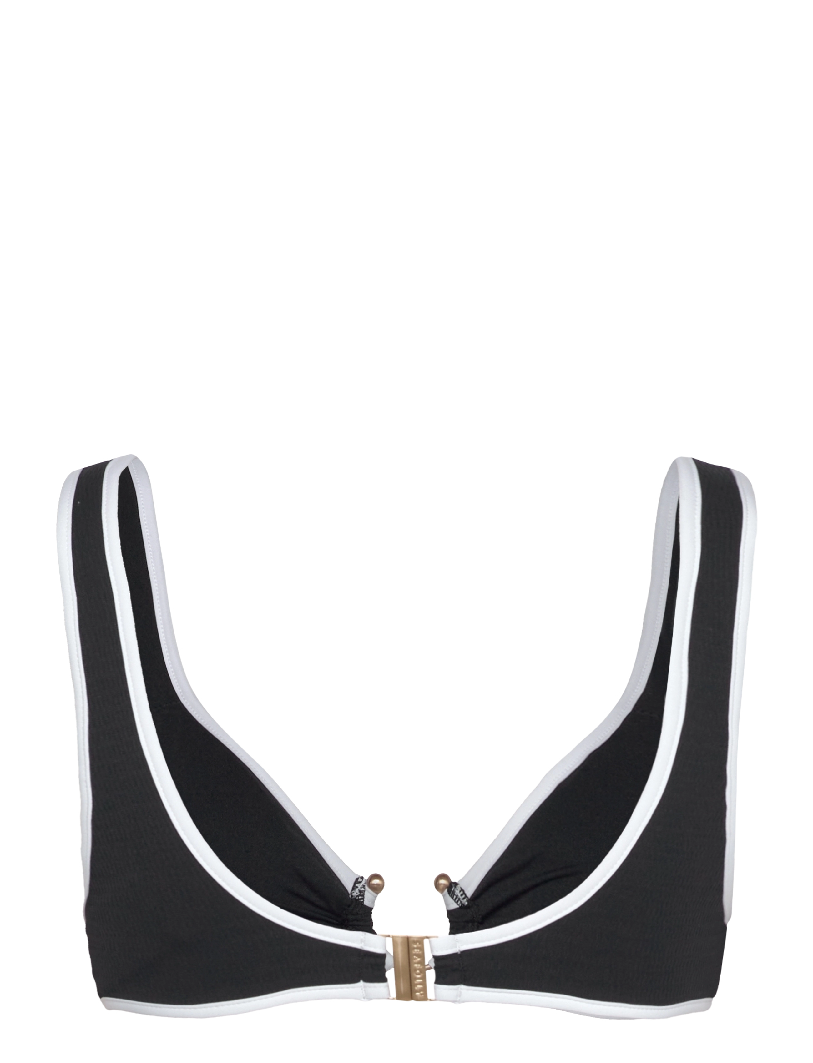 Seafolly - Beach Bound Ring Front Tank - triangelformad bikinis - black - 2